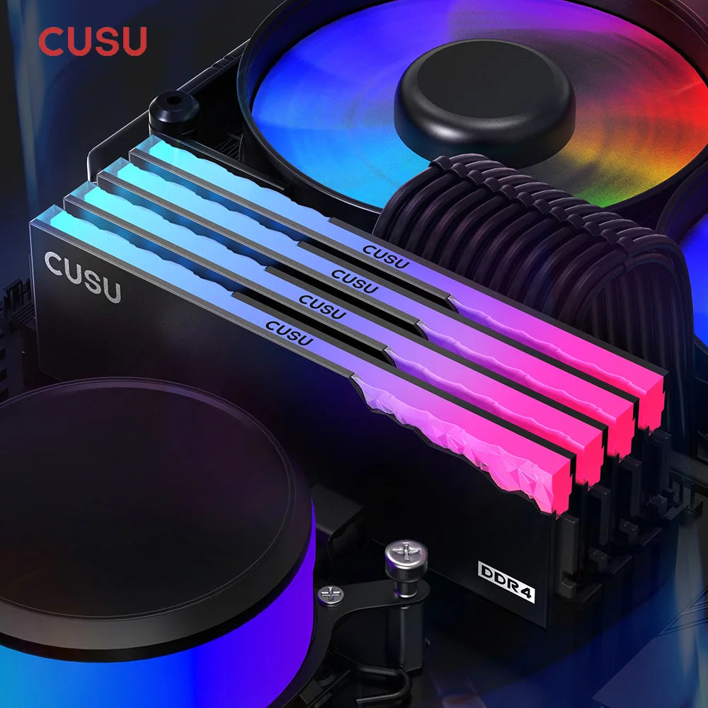 CUSU DDR4 3200mhz 3600mhz RGB